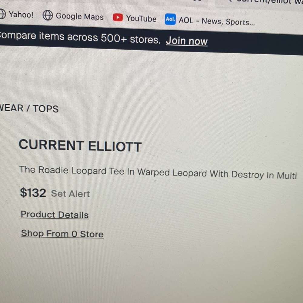Current/Elliott warped leopard “ the roadie top” - Picture 10 of 10